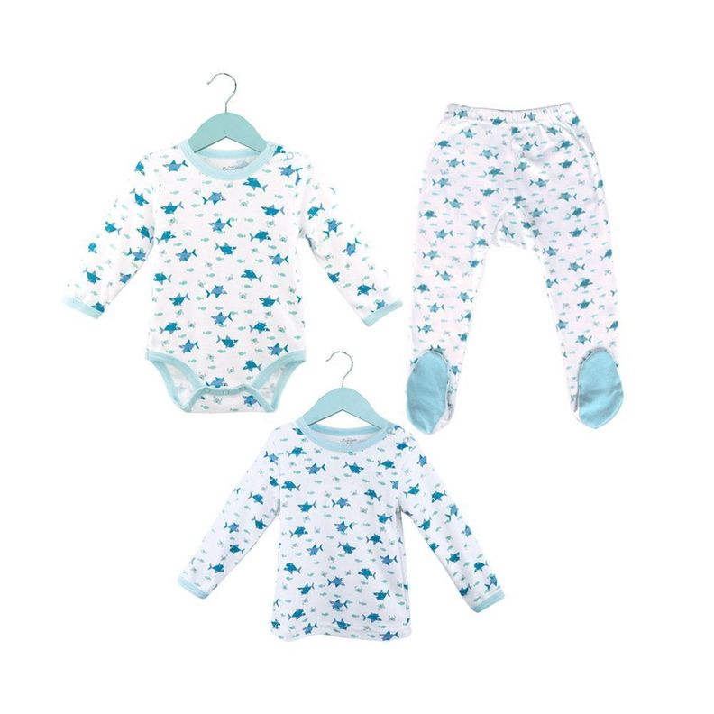 Set de Ropa Interior Estampada Tiburón Pumucki-0