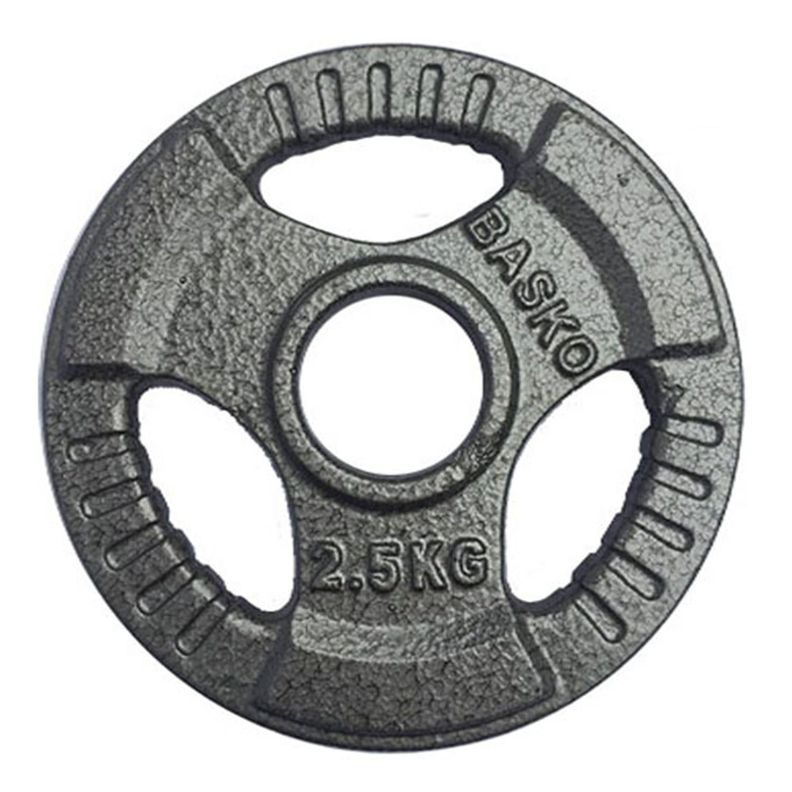 Discos olimpicos acero par 2,5 kg-0
