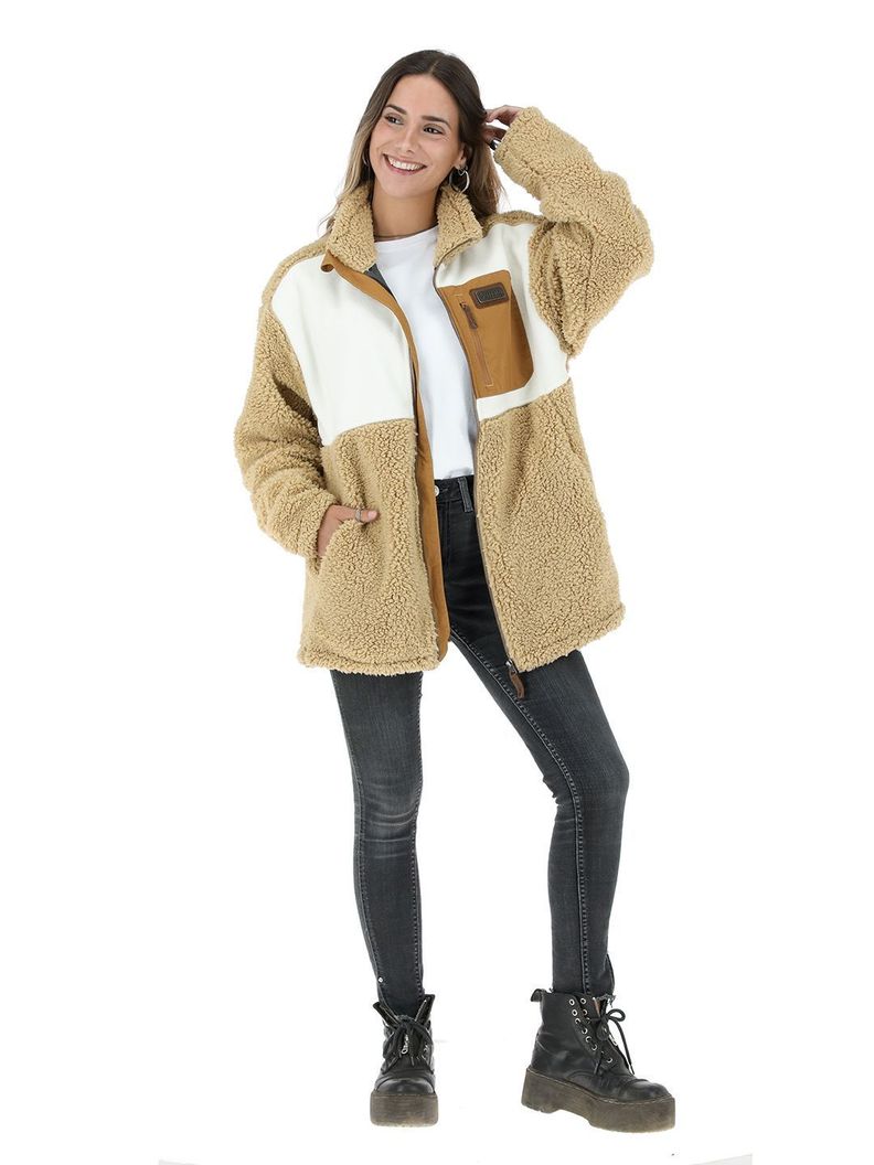 Chaqueta Degu Mostaza Mujer-1