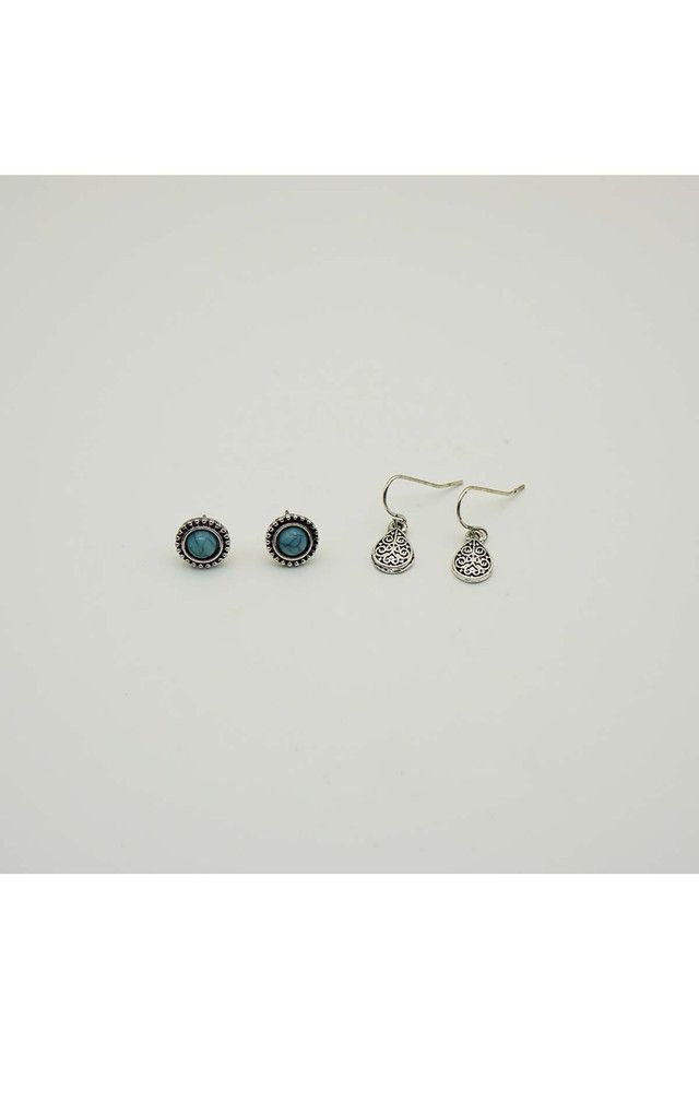 Aros Set Ocean Plateados i-D