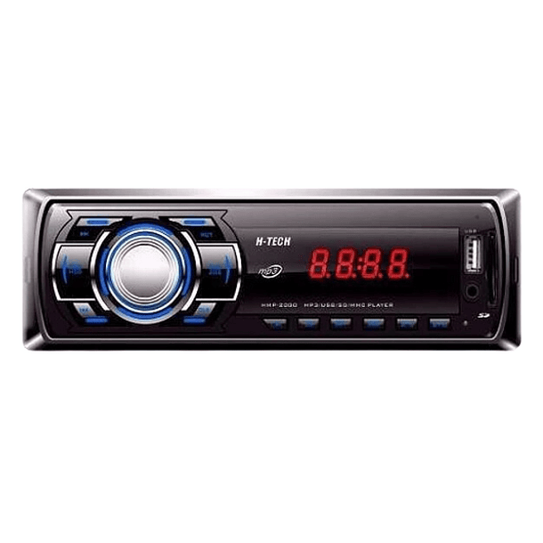 Radio De Auto Con Usb Y Lector De Tarjeta Sd-0