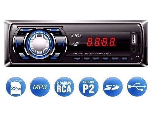 Radio De Auto Con Usb Y Lector De Tarjeta Sd-1