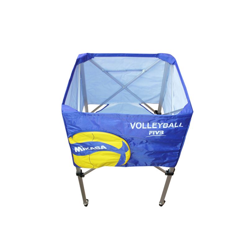 CARRO PORTABALONES VOLEIBOL AZUL MIKASA AC-BC200W-1