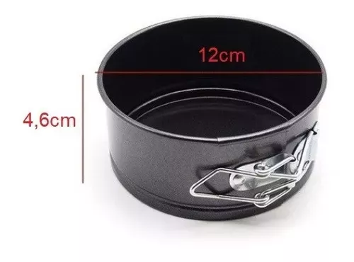 Molde Torta Moldes Queque Moldes Desmontables Mini Redondo-3