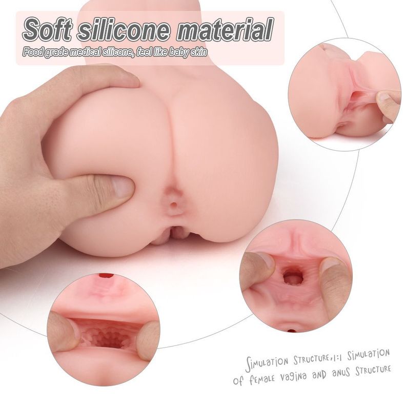 Elise Masturbador Masculino Vagina Ano Realista Mini Joven-3