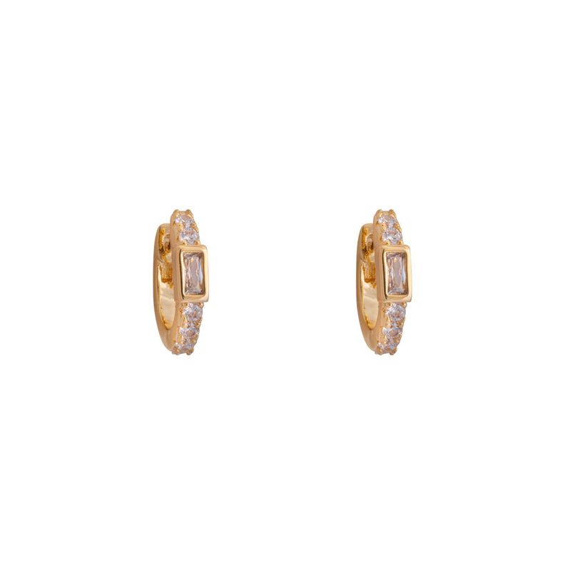 Argollas Beverly bañadas en Oro Hadara Joyas-0