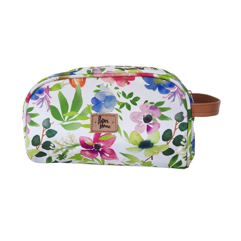 Estuche cosmetiquero sustentable flores Paper Home-0