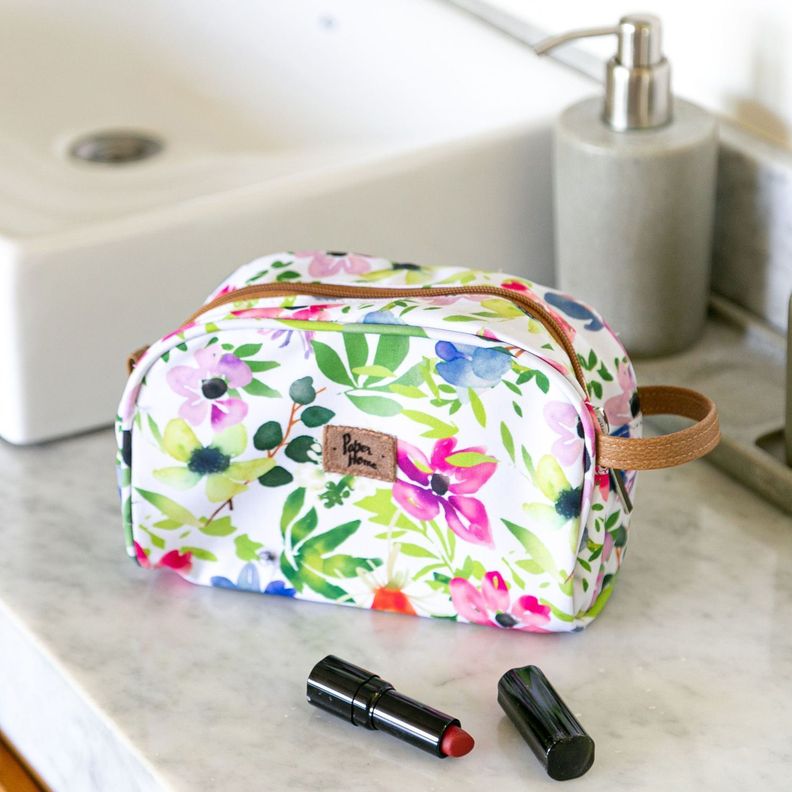 Estuche cosmetiquero sustentable flores Paper Home-1