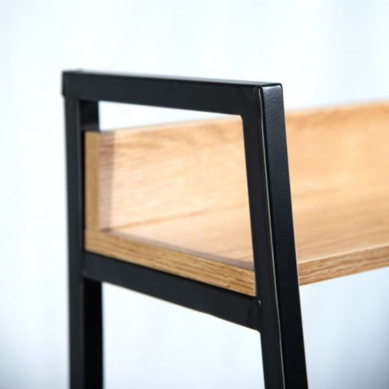 Estante Tipo Escalera De 4 Repisas Madera De Acacia-2