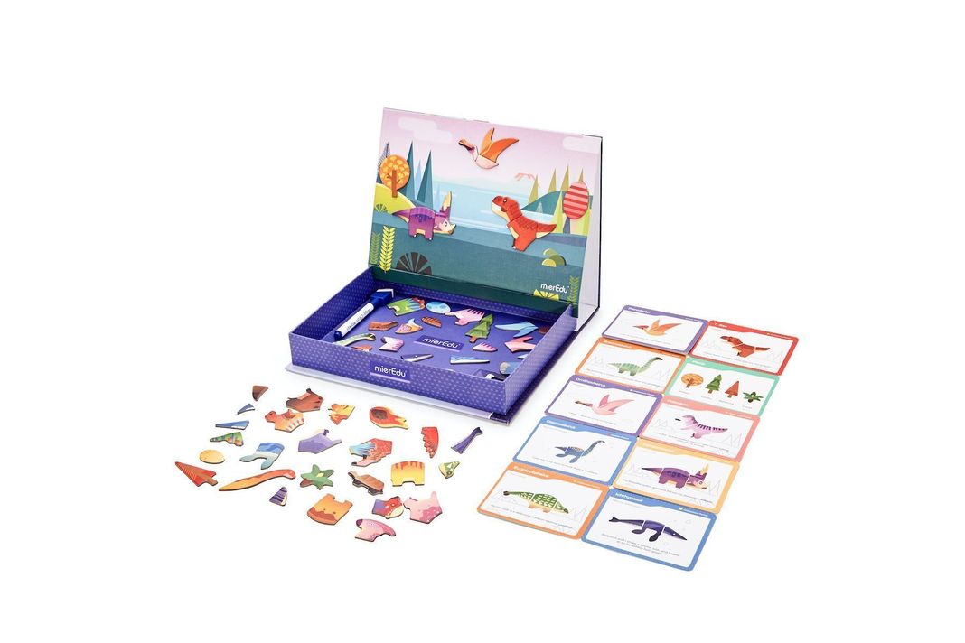 Juego y Arte Magnetico Mundo Dinosaurios-3
