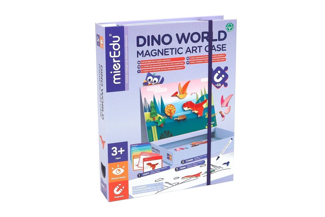 Juego y Arte Magnetico Mundo Dinosaurios-0