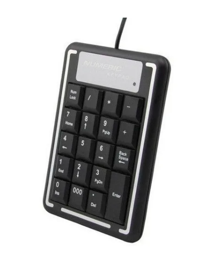 Teclado numerico cable usb 19 tecla-0