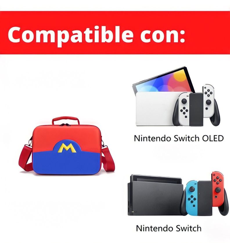 Bolso Travel Deluxe Para Nintendo Switch y Oled-3