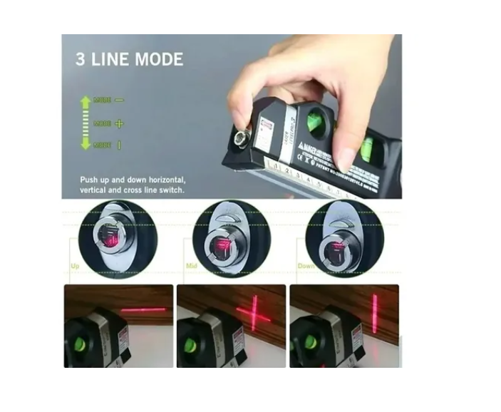 Nivel Laser Cinta Metrica Huincha Regla-4