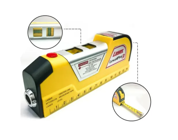 Nivel Laser Cinta Metrica Huincha Regla-5