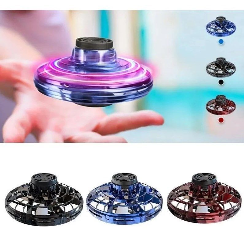 Spinner Volador Fly Nova Mini Dron Fidget Luces Juguete Niño-1