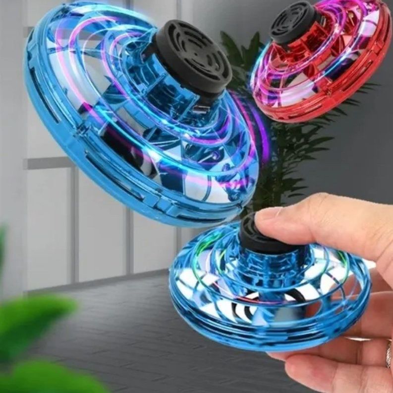 Spinner Volador Fly Nova Mini Dron Fidget Luces Juguete Niño-4