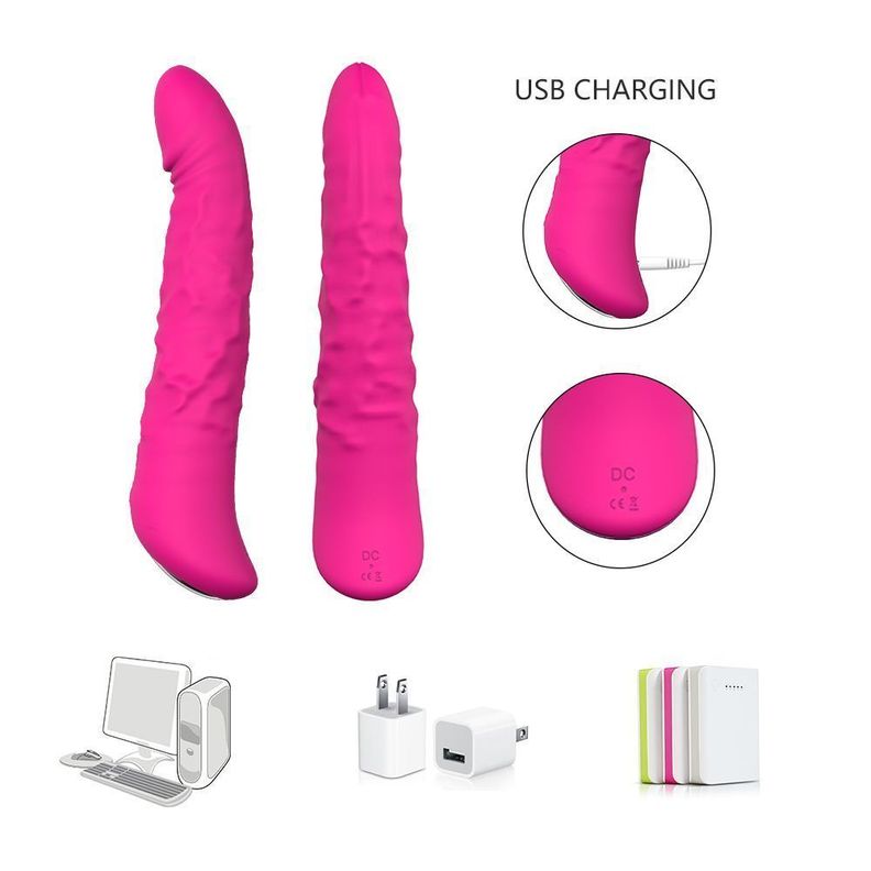 Dildo Vibrador Realista Con Rotación Kings Juguete Sexual-4