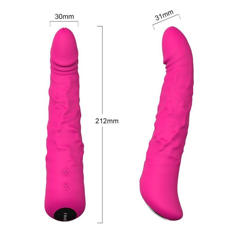 Dildo Vibrador Realista Con Rotación Kings Juguete Sexual-2
