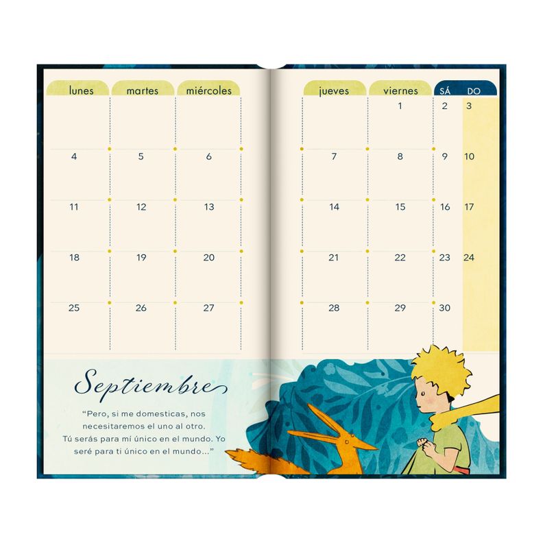 Agenda Le Petit Prince Me significas Crear Semana Vista 2023-3