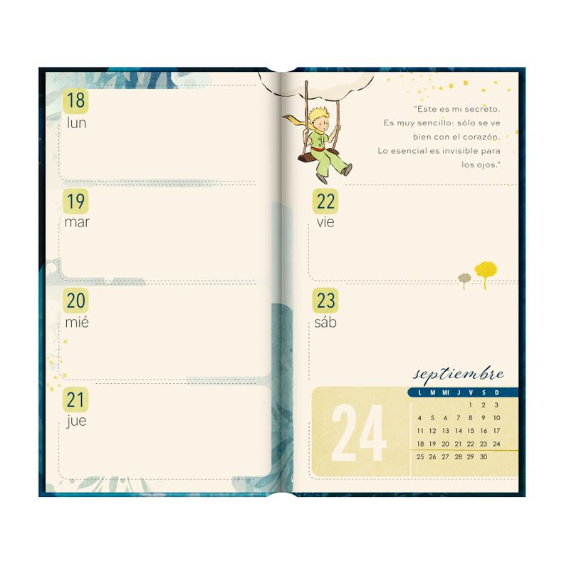 Agenda Le Petit Prince Me significas Crear Semana Vista 2023-2