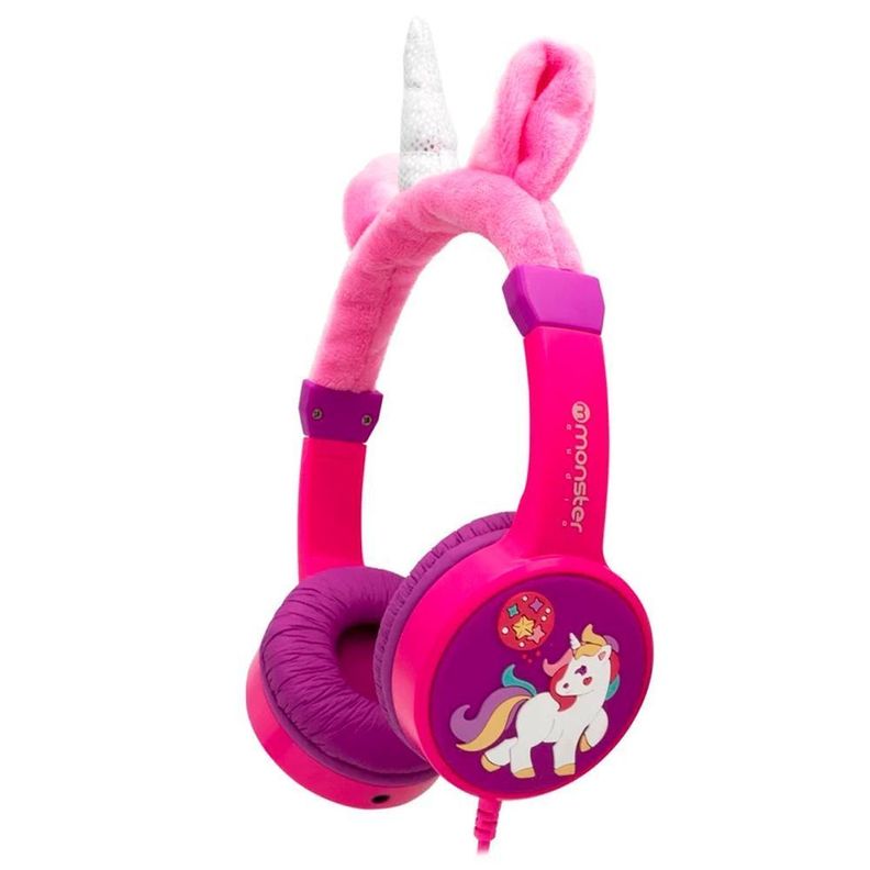 	 Audifono Monster Coolkid De Unicornio Para Niñas-1
