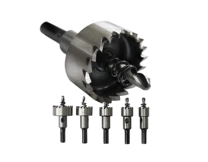 Juego De 5 Brocas Corona Perforadora Metal-1