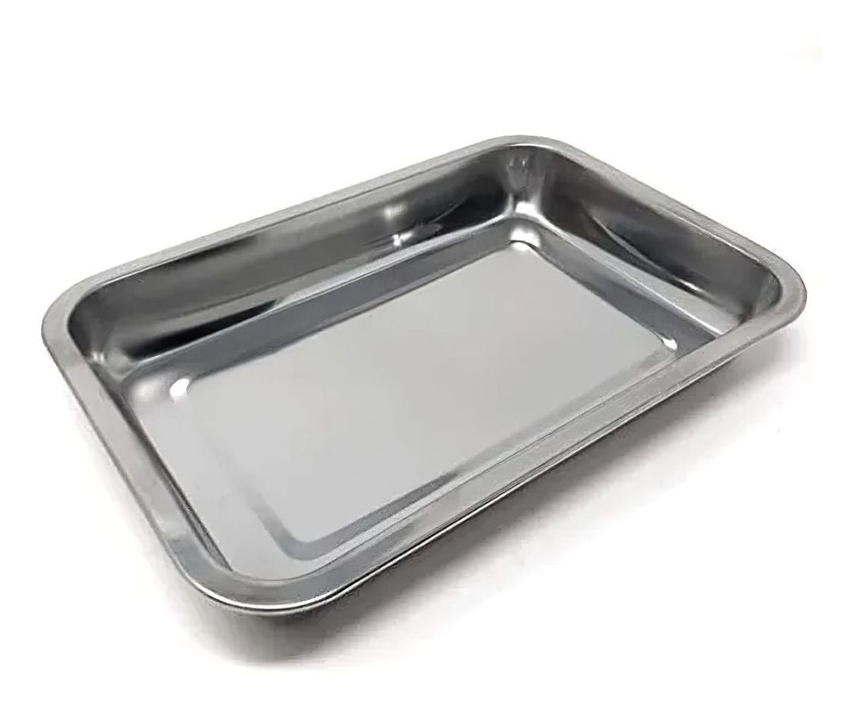 Bandeja Rectangular Fuente De Horno Acero Inoxidable-0