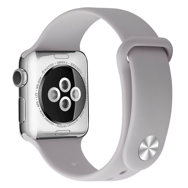Correa Boton Compatible Iwatch Apple Watch Lavanda 42-44-45MM-0