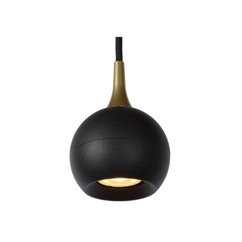 Lámpara Colgante Favori Negro 4XGU10-2