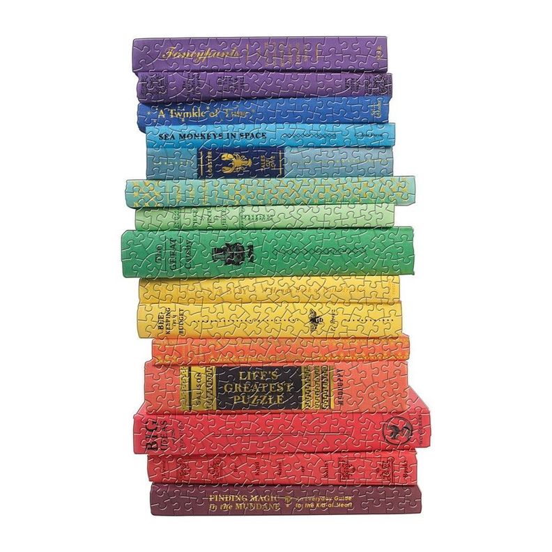 2 PUZZLES CON FORMA 650PCS, QUEEN OF THE STACKS-3
