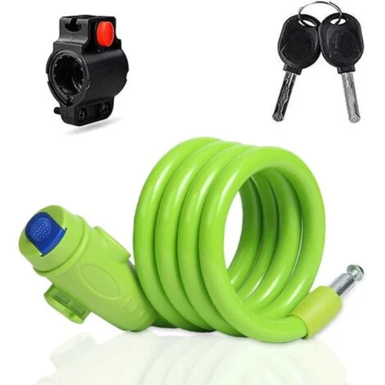 Candado Cable con Llaves Para Bicicleta-1