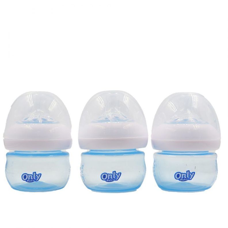 Set de 3 Mamaderas para Bebe Pack mamadera Celeste  A-60-3-0