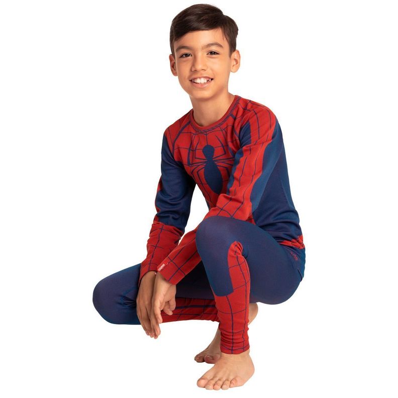 Camiseta Deportiva Niño Primera Capa Microfibra SPIDER MAN-2