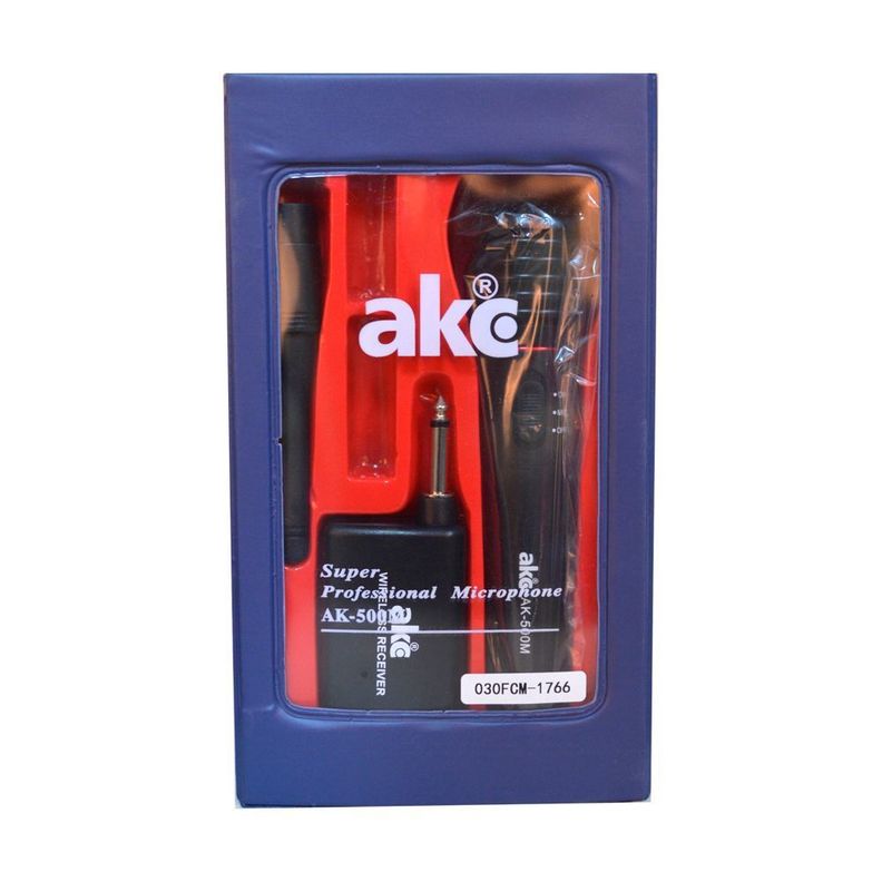 MICROFONO ALAMBRICO /INALAMBRICO METALICO AKC-2