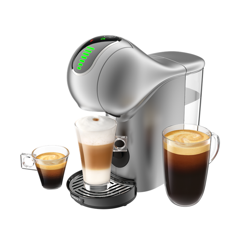 Cafetera DG® Genio S Touch Silver +Cápsula X3 Caja-1
