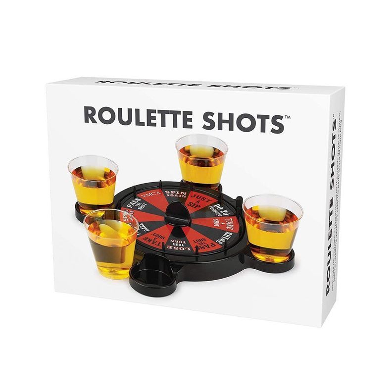 Juego Ruleta Tragos Bebidas 4 Vasos Shots Casino-2