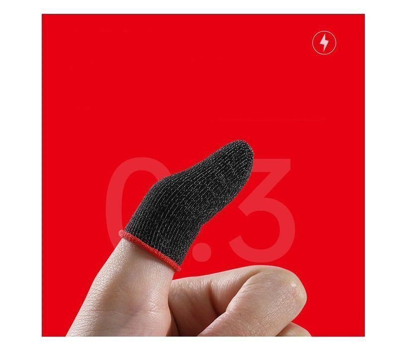 Pack 4 Dedales Gamer Fundas Para Dedos Juegos Pugb Cod Freefire Rojo-3