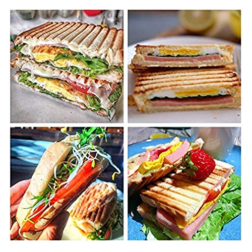 Sandwichera Eléctrica Tostadora De Pan Grill-5