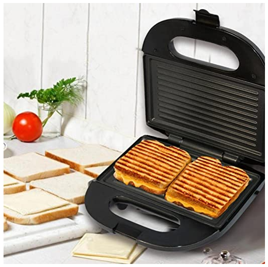 Sandwichera Eléctrica Tostadora De Pan Grill-4