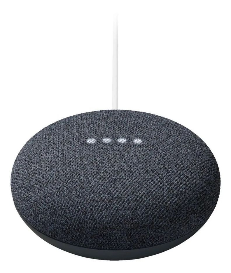 Google Nest Mini 2nd Gen con asistente virtual Google Assistant charcoal 110V/220V-0