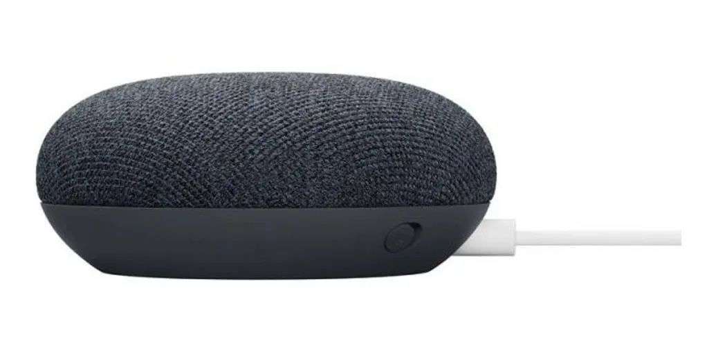 Google Nest Mini 2nd Gen con asistente virtual Google Assistant charcoal 110V/220V-1