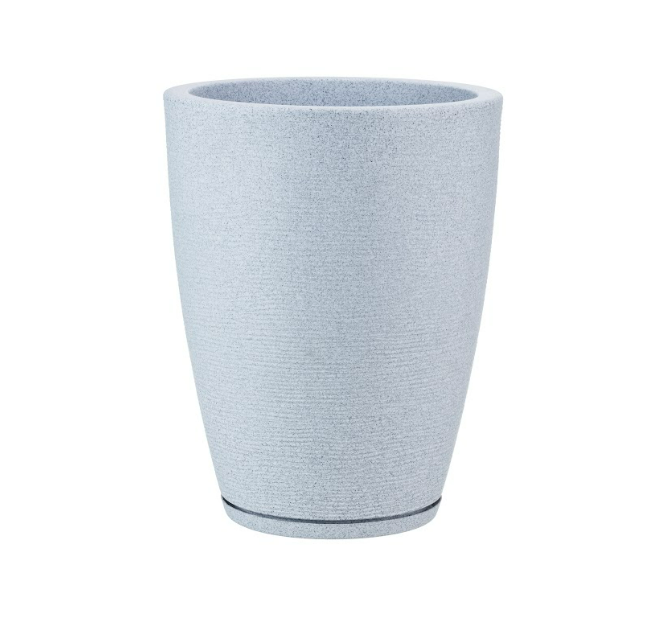 MACETERO FLORIDIS AMSTERDAM GRIS CLARO 44CM DE ALTO-1
