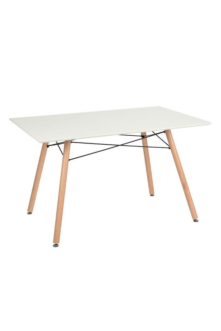 Mesa Eames Estilo Nórdico Blanca