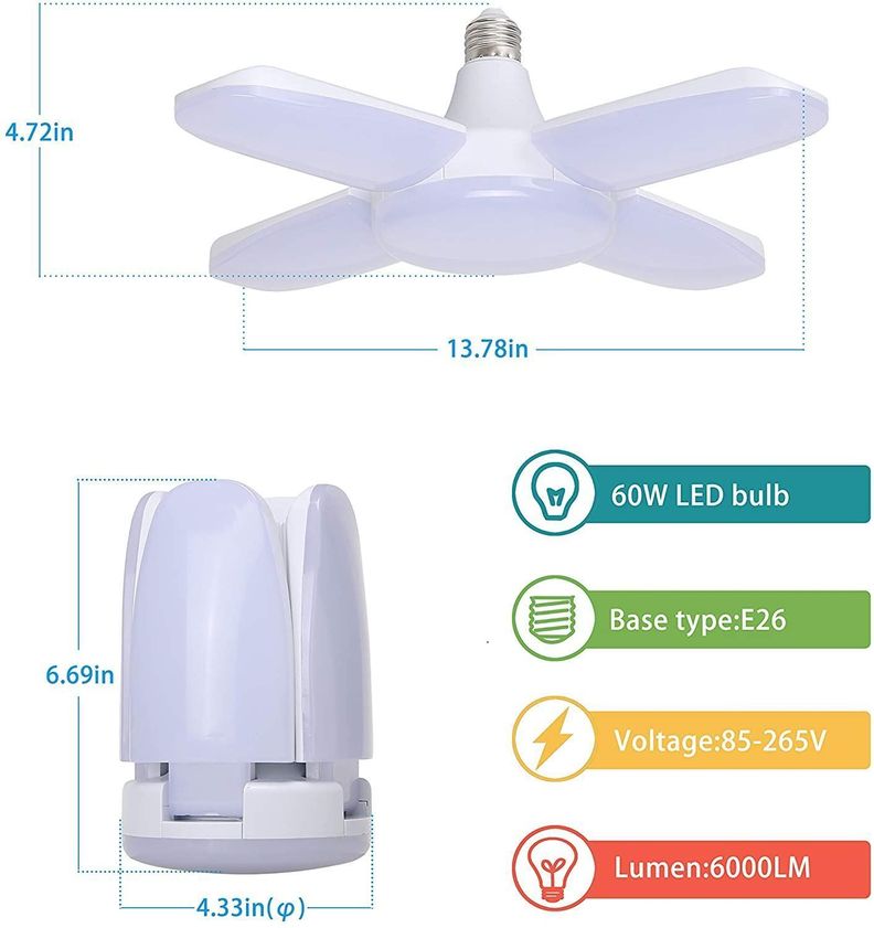 Ampolleta LED de 4 Aspas-3