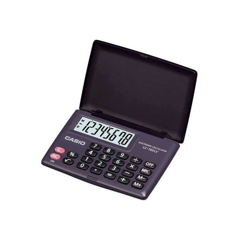 CALCULADORA CASIO BOLSILLO LC160LV-0