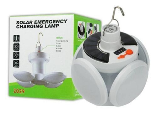Lampara Camping Solar Emergencia 50w Articulada Outdoor-0