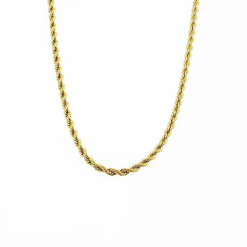 Cadena Baño Oro Amarillo 18k Turbillon S-0