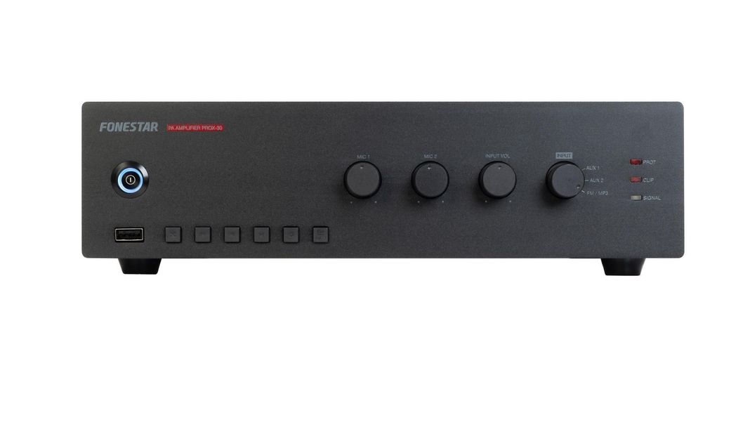 Amplificador de megafonía y musica ambiental Fonestar-0