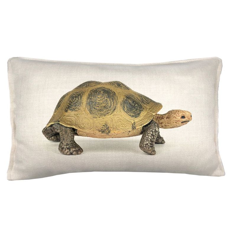 Cojin Tortuga, 50x30 Marfil